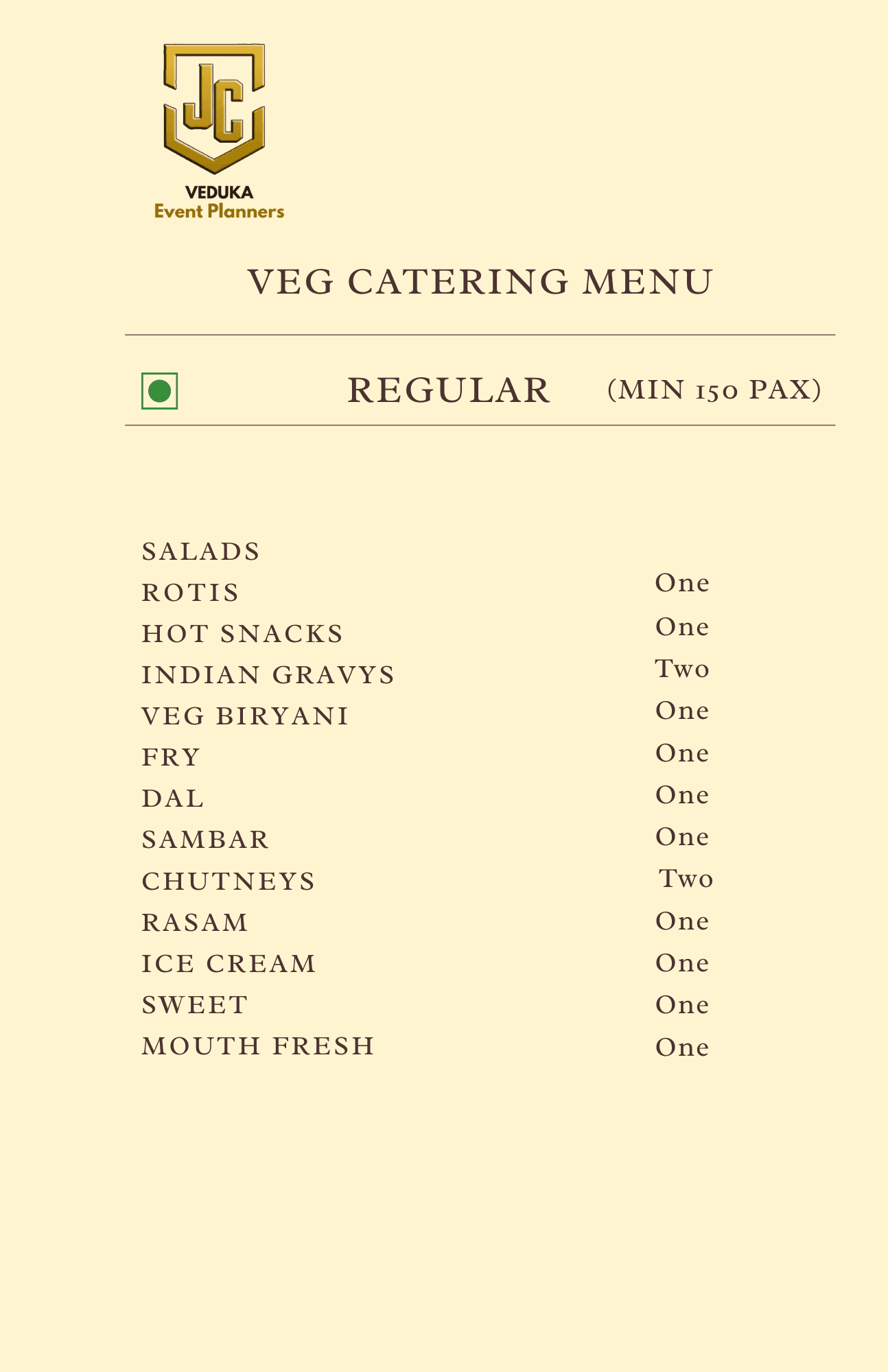 Vegetarian Regular