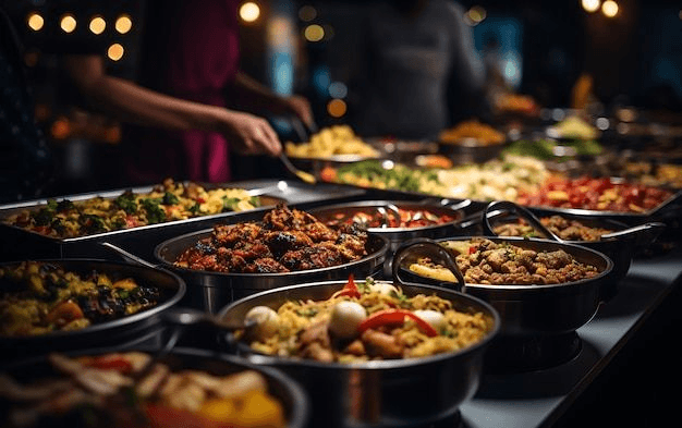 Premium catering display